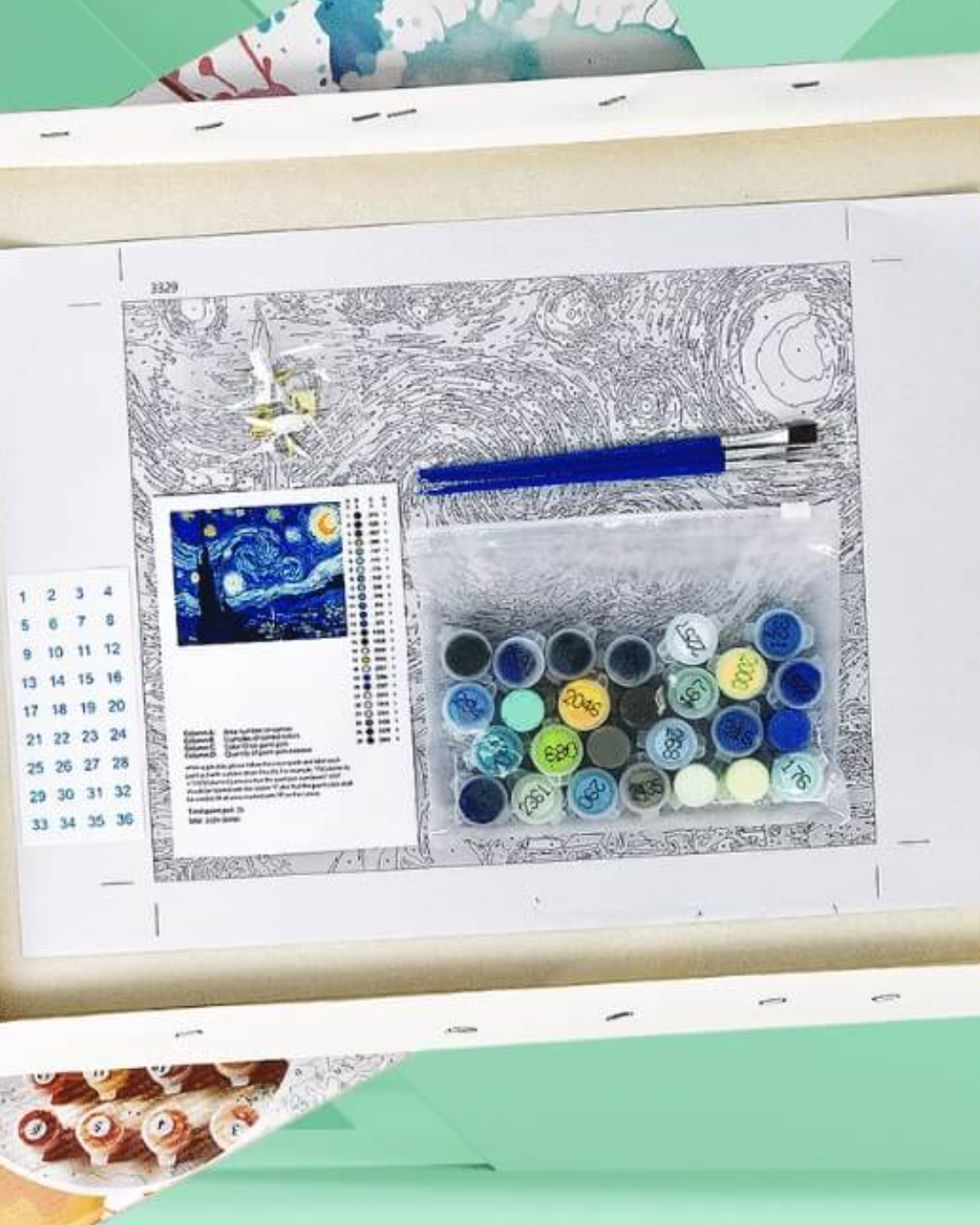 Картина за номерами приклад 6